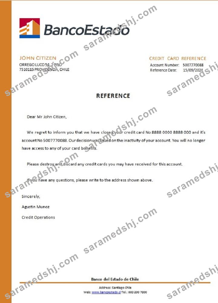 Chile_Banco del Estado_closure reference